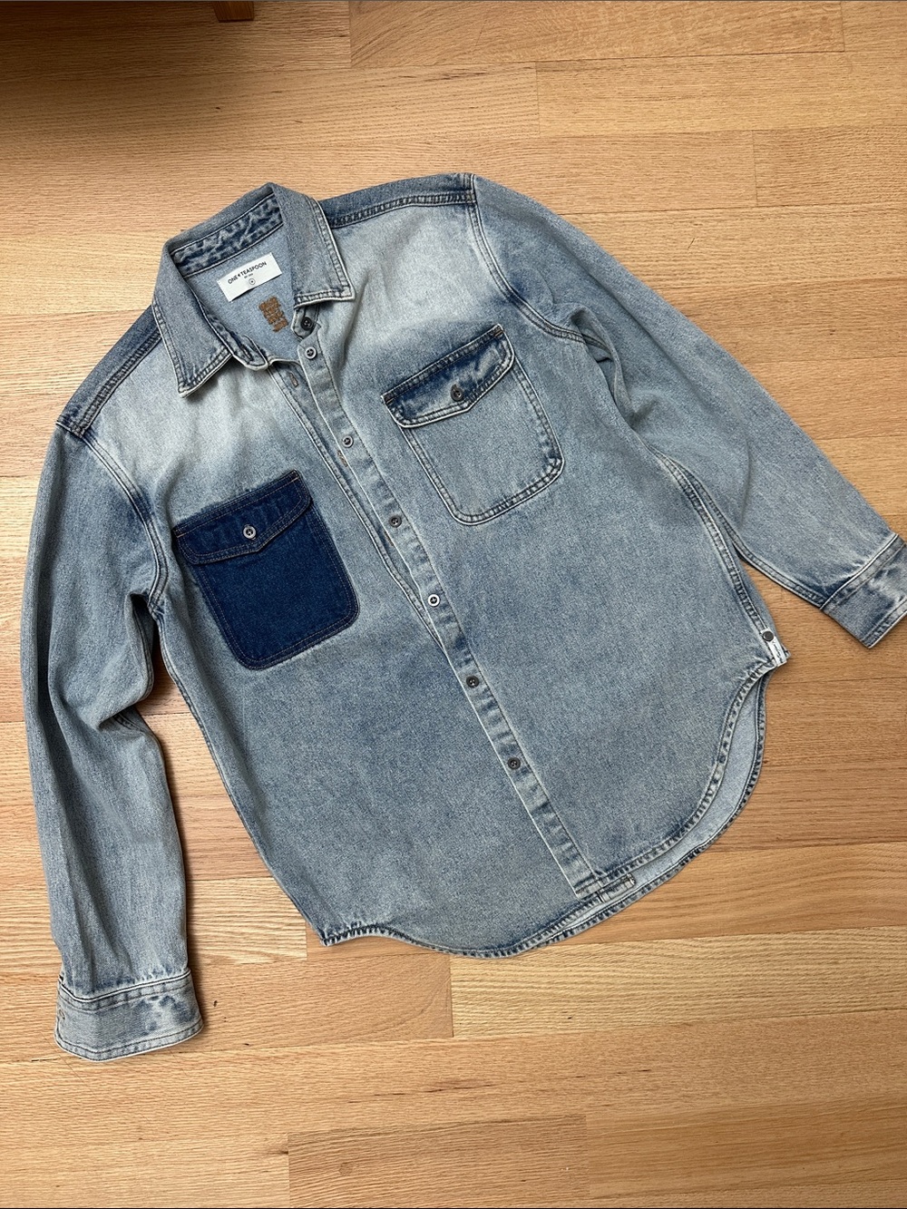 One Teaspoon denim shirt size M